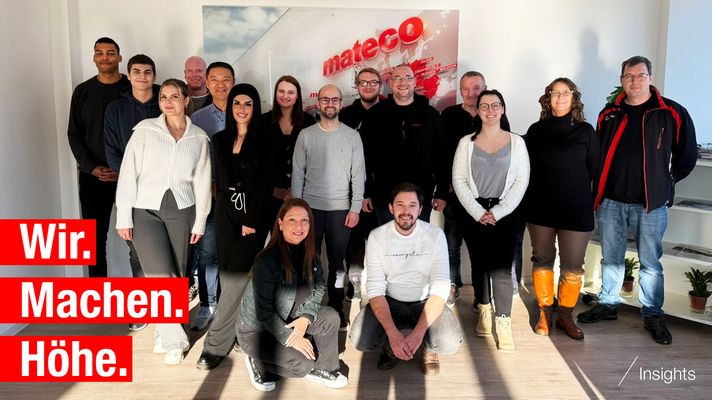 Neue Mitarbeiter der Firma mateco