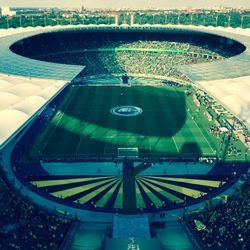 Vogelperspektive - Einblick ins Stadion 