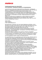 Ausbildungsbedingungen der mateco GmbH für die Schulungen - Ausbildung der Bediener von Hubarbeitsbühnen