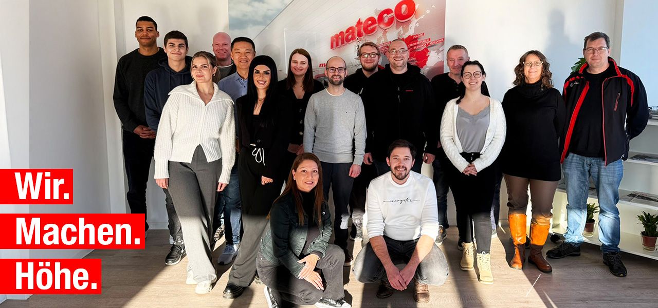 Neue Mitarbeiter der Firma mateco
