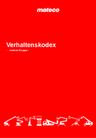 Verhaltenskodex der mateco Gruppe 