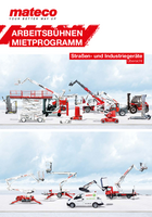 Mietübersicht, Straßen- und Industriegeräte - mateco