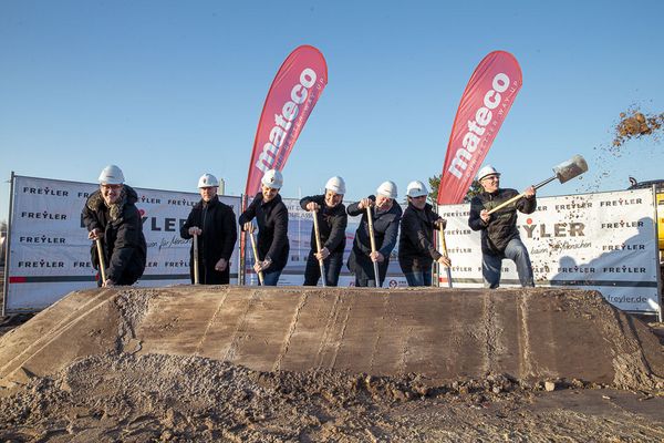 Spatenstich für neuen mateco Standort in Nürnberg