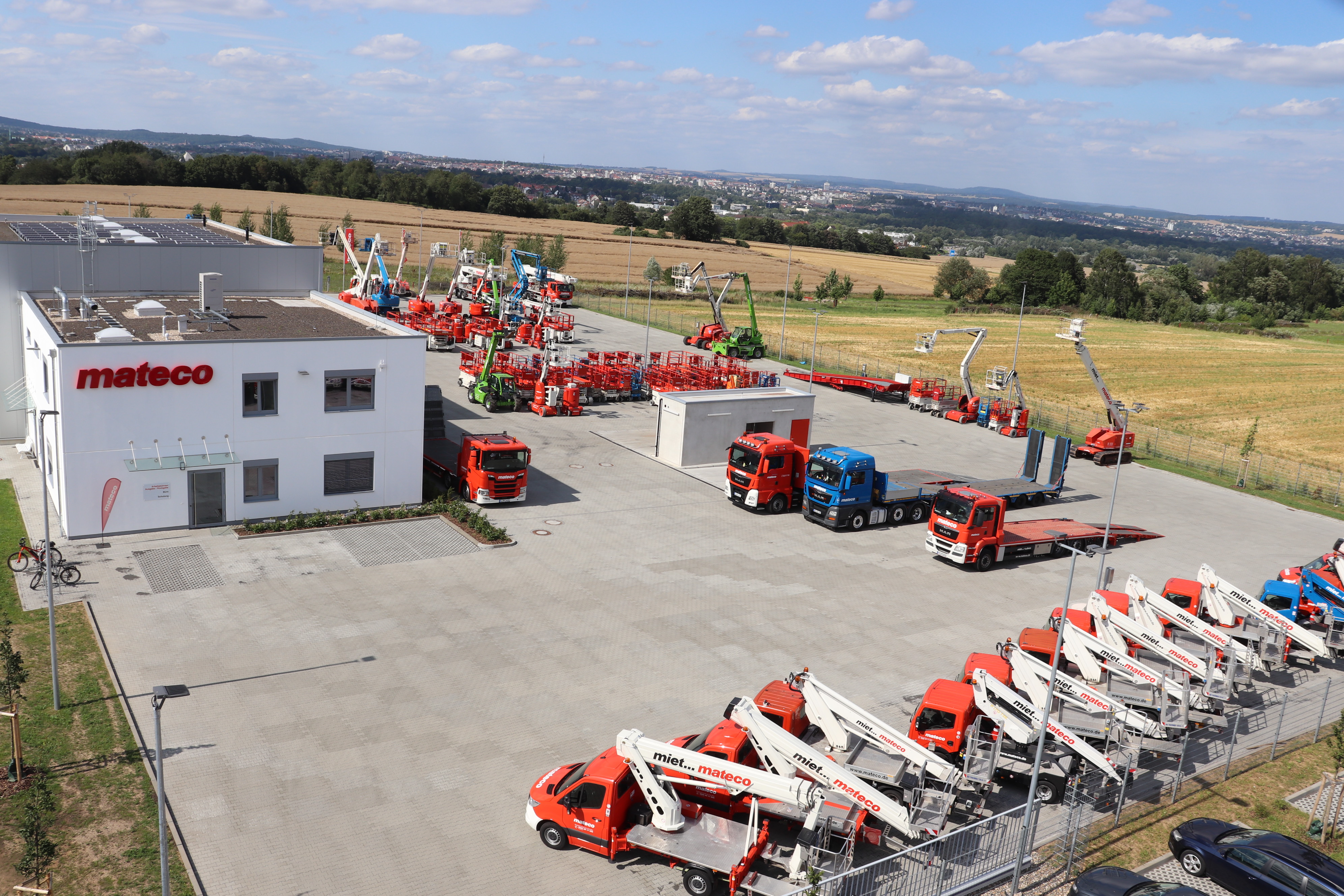 Niederlassung Kassel - mateco, Arbeitsbühnen mietet man beim Profi. 